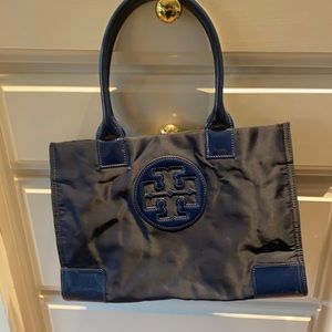 Tory Burch navy blue tote